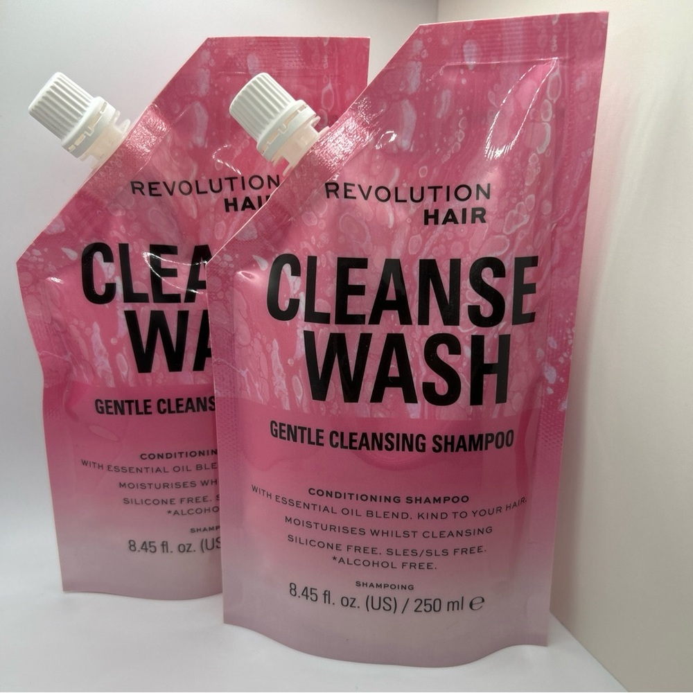 2X Revolution Haircare Cleanse Wash Conditioning Shampoo, 8.45 fl oz each